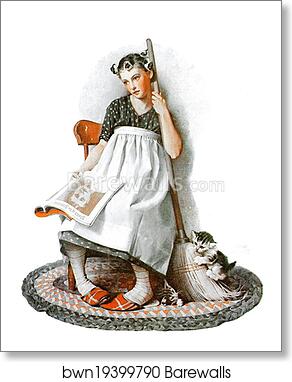 Cinderella by Norman Rockwell, Art Print