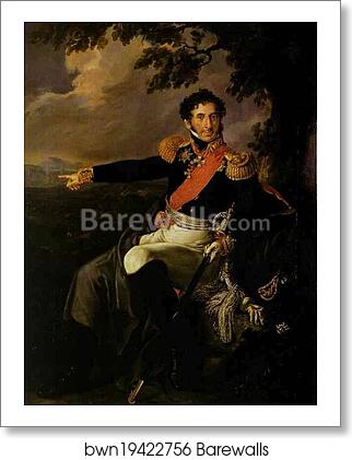 Portrait of the Prince P. I. Bagration by Vasily Tropinin, Art Print Portrait of the Prince P. I. Bagration by Vasily Tropinin, Art Print