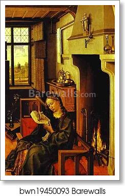 St. Barbara by Robert Campin (Master Of Flemalle), Art Print