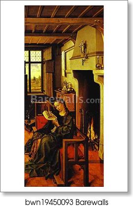 St. Barbara by Robert Campin (Master Of Flemalle), Art Print St. Barbara by Robert Campin (Master Of Flemalle), Art Print