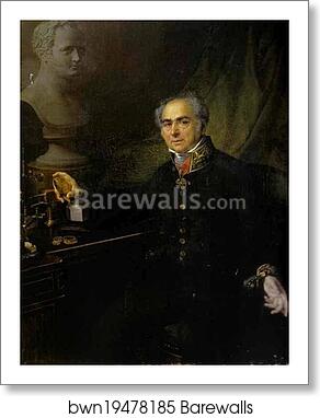 Portrait of K. A. Leberecht by Vasily Tropinin, Art Print