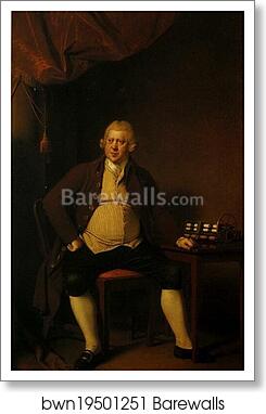Sir Richard Arkwright by Joseph Wright Of Derby, Art Print