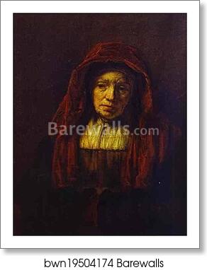Portrait of an Old Woman by Rembrandt Harmenszoon Van Rijn, Art Print Portrait of an Old Woman by Rembrandt Harmenszoon Van Rijn, Art Print