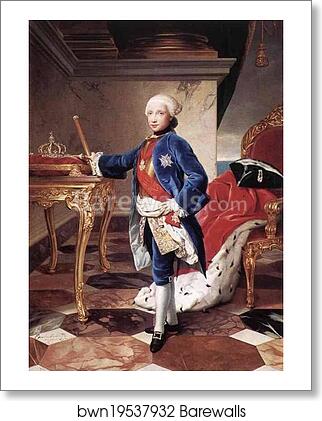 Ferdinand IV, King of Naples by Anton Raphael Mengs, Art Print Ferdinand IV, King of Naples by Anton Raphael Mengs, Art Print