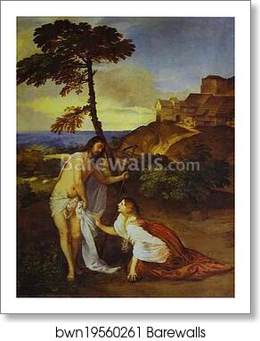 Noli me tangere by Titian, Art Print