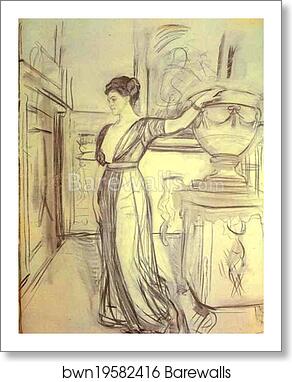 Portrait of Princess Polina Shcherbatova by Valentin Serov, Art Print