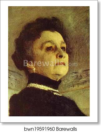 Portrait of the Actress Maria Yermolova. Detail by Valentin Serov, Art Print Portrait of the Actress Maria Yermolova. Detail by Valentin Serov, Art Print