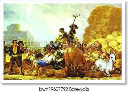 Summer by Francisco De Goya Y Lucientes, Art Print