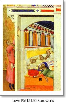 The Charity of St. Nicholas of Bari by Ambrogio Lorenzetti, Art Print The Charity of St. Nicholas of Bari by Ambrogio Lorenzetti, Art Print