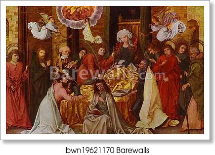 Death of the Virgin by Hans Holbein The Elder, Art Print