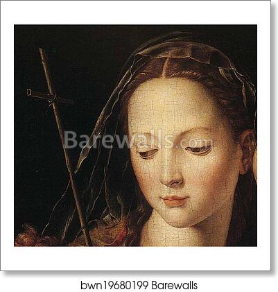 The Madonna and Child with the Infant St. John the Baptist. Detail by Agnolo Bronzino, Art Print The Madonna and Child with the Infant St. John the Baptist. Detail by Agnolo Bronzino, Art Print