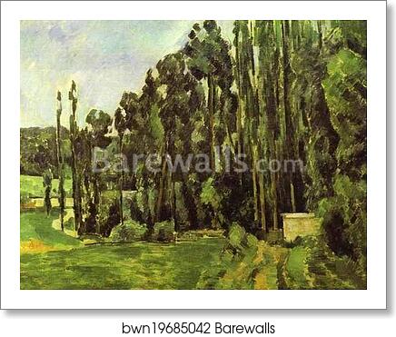 Poplar Trees by Paul Cézanne, Art Print