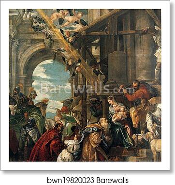 The Adoration of the Kings by Paolo Veronese, Art Print
