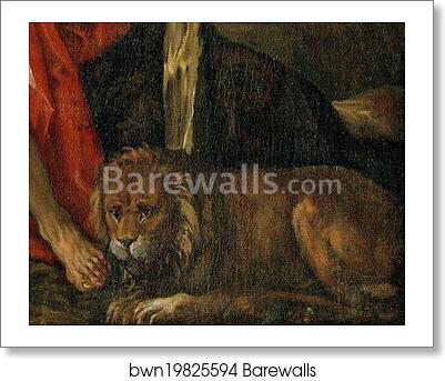 Saint Jerome in the Wilderness. Detail by Paolo Veronese, Art Print Saint Jerome in the Wilderness. Detail by Paolo Veronese, Art Print