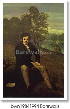Portrait of K. I. Albrekht by Orest Kiprensky, Art Print