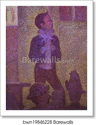 Invitation to the Sideshow (La Parade de Cirque). Detail by Georges Seurat, Art Print Invitation to the Sideshow (La Parade de Cirque). Detail by Georges Seurat, Art Print