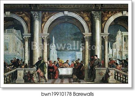 Feast in the House of Levi by Paolo Veronese, Art Print