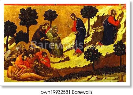 Maestà (back, central panel) The Prayer on the Mount of Olives by Duccio Di Buoninsegna, Art Print Maestà (back, central panel) The Prayer on the Mount of Olives by Duccio Di Buoninsegna, Art Print