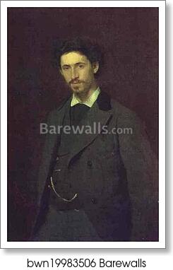 Portrait of the Artist Ilya Repin by Ivan Kramskoy, Art Print Portrait of the Artist Ilya Repin by Ivan Kramskoy, Art Print