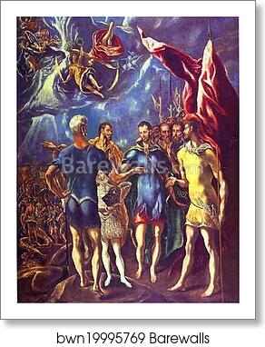 The Martyrdom of St. Maurice by El Greco, Art Print