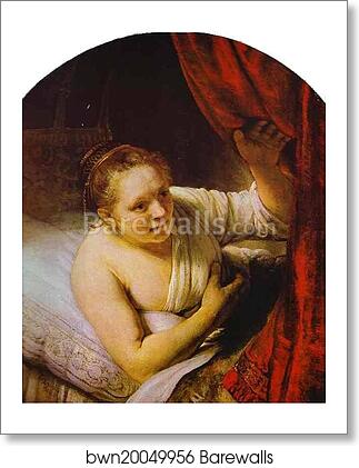 Hendrickje in Bed by Rembrandt Harmenszoon Van Rijn, Art Print Hendrickje in Bed by Rembrandt Harmenszoon Van Rijn, Art Print