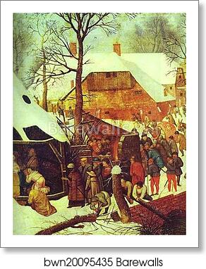 Adoration of the Magi. Detail by Pieter Brueghel The Younger, Art Print Adoration of the Magi. Detail by Pieter Brueghel The Younger, Art Print