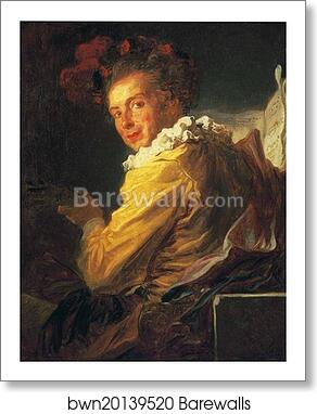 Portrait de Fantasie: Monsieur de la Breteche by Jean-Honoré Fragonard, Art Print Portrait de Fantasie: Monsieur de la Breteche by Jean-Honoré Fragonard, Art Print