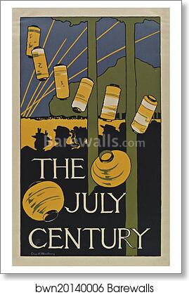 La revue "The Century Magazine", publiée à New-York by Charles Herbert Woodbury, Art Print La revue "The Century Magazine", publiée à New-York by Charles Herbert Woodbury, Art Print