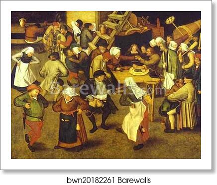 The Peasant Wedding by Pieter Brueghel The Younger, Art Print The Peasant Wedding by Pieter Brueghel The Younger, Art Print