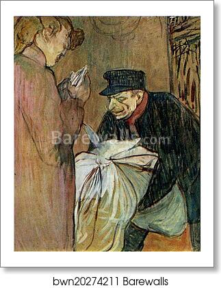 The Brothel Laundryman / Le Blanchisseur de la "Maison" by Henri De Toulouse-Lautrec, Art Print The Brothel Laundryman / Le Blanchisseur de la "Maison" by Henri De Toulouse-Lautrec, Art Print