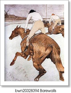 The Jockey by Henri De Toulouse-Lautrec, Art Print