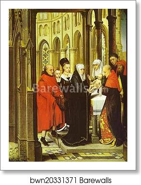 The Presentation in the Temple by Hans Memling, Art Print