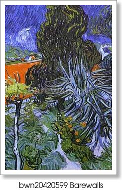Dr. Gachet's Garden at Auvers-sur-Oise by Vincent Van Gogh, Art Print Dr. Gachet's Garden at Auvers-sur-Oise by Vincent Van Gogh, Art Print
