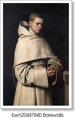Portrait of a Monk by Sofonisba Anguissola, Art Print
