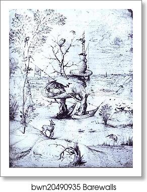 The Tree Man by Hieronymus Bosch, Art Print