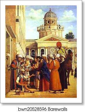 Ananias Healing Saul (St. Paul) by Giovanni Battista Cima, Called Cima Da Conegliano, Art Print Ananias Healing Saul (St. Paul) by Giovanni Battista Cima, Called Cima Da Conegliano, Art Print