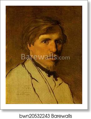 Portrait of the Artist Illarion Prianishnikov by Vasily Perov, Art Print