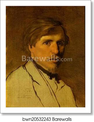 Portrait of the Artist Illarion Prianishnikov by Vasily Perov, Art Print Portrait of the Artist Illarion Prianishnikov by Vasily Perov, Art Print