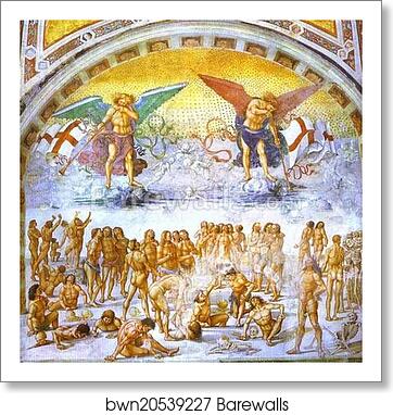 Resurrection of the Dead by Luca Signorelli, Art Print