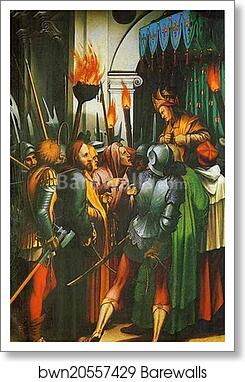 The Passion of Christ. Detail by Hans Holbein The Younger, Art Print
