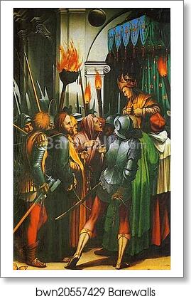 The Passion of Christ. Detail by Hans Holbein The Younger, Art Print The Passion of Christ. Detail by Hans Holbein The Younger, Art Print