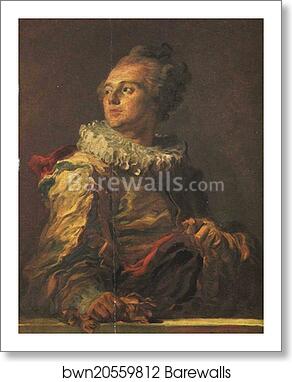 Portrait of a Young Man ("The Actor") by Jean-Honoré Fragonard, Art Print