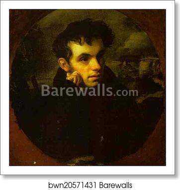 Portrait of the Poet V. A. Zhukovsky by Orest Kiprensky, Art Print Portrait of the Poet V. A. Zhukovsky by Orest Kiprensky, Art Print