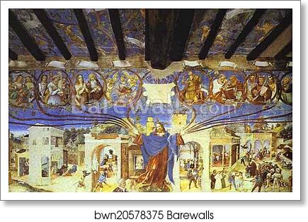 The Legend of St. Barbara by Lorenzo Lotto, Art Print