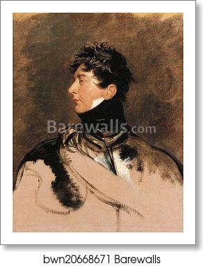 King George IV by Sir Thomas Lawrence, Art Print