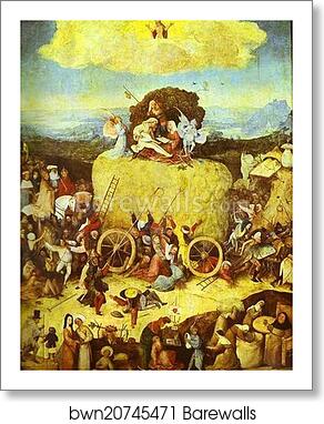 Haywain by Hieronymus Bosch, Art Print