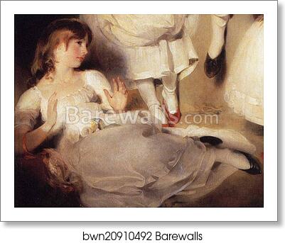 The Children of Ayscoghe Boucherett. Detail by Sir Thomas Lawrence, Art Print The Children of Ayscoghe Boucherett. Detail by Sir Thomas Lawrence, Art Print