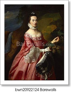 Mrs Duncan Stewart (Anne Erving) by John Singleton Copley, Art Print