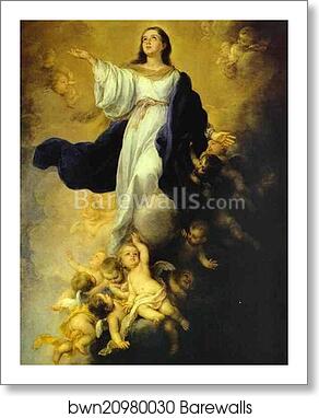 The Assumption of the Virgin by Bartolomé Esteban Murillo, Art Print The Assumption of the Virgin by Bartolomé Esteban Murillo, Art Print