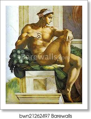Ignudi by Michelangelo, Art Print